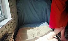 Sissy Crossdresser in Sexy Dress Shows Big Ass White Gay Boy Lady Model