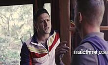 Straight Guy Cheats With Rich Girlfriend's Gay Bodybuilder In Anal Sex