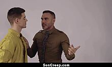 Stepdaddy dominates stepson with hardcore doggystyle for skipping chores - Soncreep.