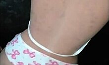 bonequinha in new panties looks so tempting as a sex toy for play!