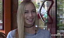 Sirena Travels With Toy For Closeup Fun