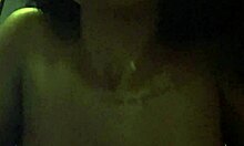 throat training session with toys and masturbation