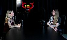 começou como modelo e virou estrela de vídeos quentes com mulheres - naty varga sheer red