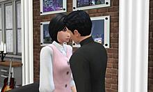 Horny Girlfriend Dreams of Pornstar Life in Sims 4 Animation