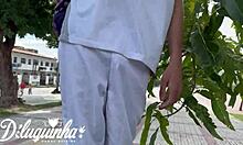 I invited this young guy after school to bang in my place.