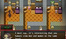 Harem hentai game ep 20 gym workout. Her pussy got exposed!