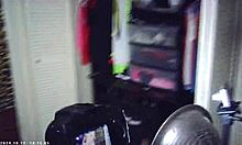 Behind the scenes cam of Maxxx Loadz and Azn Blonde in hardcore porn action