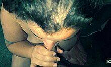 bbw gets cum all over big boobs