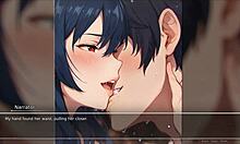 hey, blurring the walls with my exhibitionist gf in this hentai game ep 4.