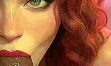 Redhead Stepsister Sucks Big Black Cock!