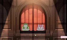 Summer clover in harem hentai game episode 11 undergoes bdsm session with footjob and cumshot