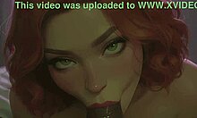 Redhead Stepsister Sucks Big Black Cock!