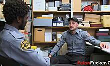 Sexually Suppressed Gay Officers Bang Hard at Work!