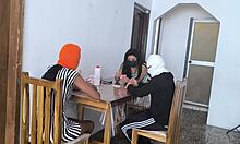 My best friend bet on a game of 31 and ended up losing her dignity poor whore now she has to fuck the winner