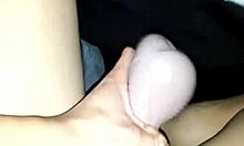 He breaks in his new tight toy pussy with a monster cock