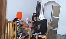 My best friend bet on a game of 31 and ended up losing her dignity poor whore now she has to fuck the winner