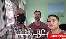 Horny machos banging gay twinks hard! 🔥💪