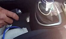 latina milf goes shopping with mother-in-law and ends up in car