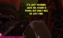 His Girlfriend Trains with Other Men While He Hunts