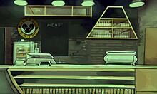 Hazel Nut's third hot episode with her coworker