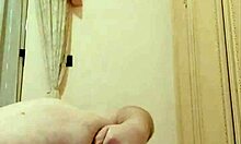 Insane gay porn with extreme inflatable plug and self-fist in chubby ass