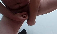 Smashing my ass with toys while drunk on webcam