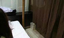 Asian Amateur Boldly Shows Cock for Facial Finish