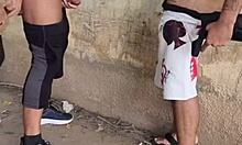 Offering My Buddy a Wild Ride on the Bike Path Outdoors