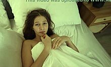 stepdad's dick overwhelmed her tight pussy