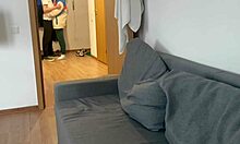 invited my straight friend over and got a surprise blowjob