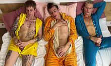 cute twinks seduce each other into intense anal creampie sex