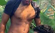 i took a young stud for a wild hike in the woods