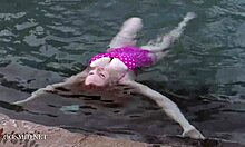 Misha Lowe Teases with Big Tits by the Pool—What’s She Hiding?