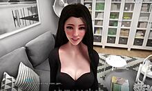 Hot stepsis masturbates with huge dildo, dreaming of real big thick cock