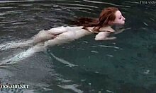 Misha Lowe Teases with Big Tits by the Pool—What’s She Hiding?