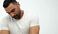 Zeus Ray enjoys a happy ending massage with a muscular guy