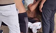 Offering My Buddy a Wild Ride on the Bike Path Outdoors