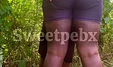 wild sex in the bush with ghanaian friend, assfucking and teasing with monster cock