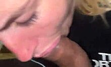 I love sucking that big black cock deep and getting all the cum.