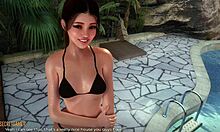 Hot stepsis masturbates with huge dildo, dreaming of real big thick cock