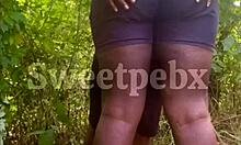 wild sex in the bush with ghanaian friend, assfucking and teasing with monster cock