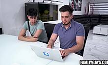 bareback pounding by gay step uncle in taboo encounter