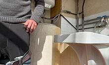 Hot Wife Hiding With Neighbor in Laundry Room - Suck Me Now!