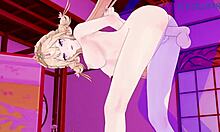 Saki Fuwa and Fei Se Slam Hard in Tower of Fantasy Hentai