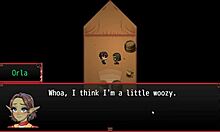 I can’t believe this giant cock fits a tiny princess in Harem in Another World hentai game ep 22!