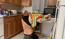 Plumber fucks emo teen's tight pussy, taking virginity before prom, teaching her daddy style