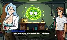 In portal porn demoniums parody hentai game episode 6, cute teen student feels overwhelming emotions when caught fucking in class with creampie and squirting