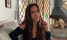 raw first casting pov blowjob with busty brazilian teen