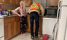 Plumber fucks emo teen's tight pussy, taking virginity before prom, teaching her daddy style