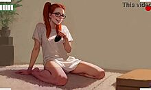 husband catches wife naked with delivery boy in 3d hentai